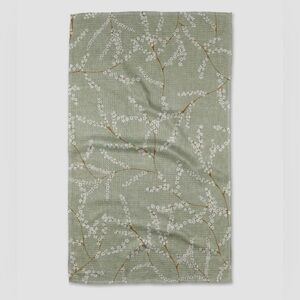 Geometry Kitchen Tea Towel Quiet Flowers